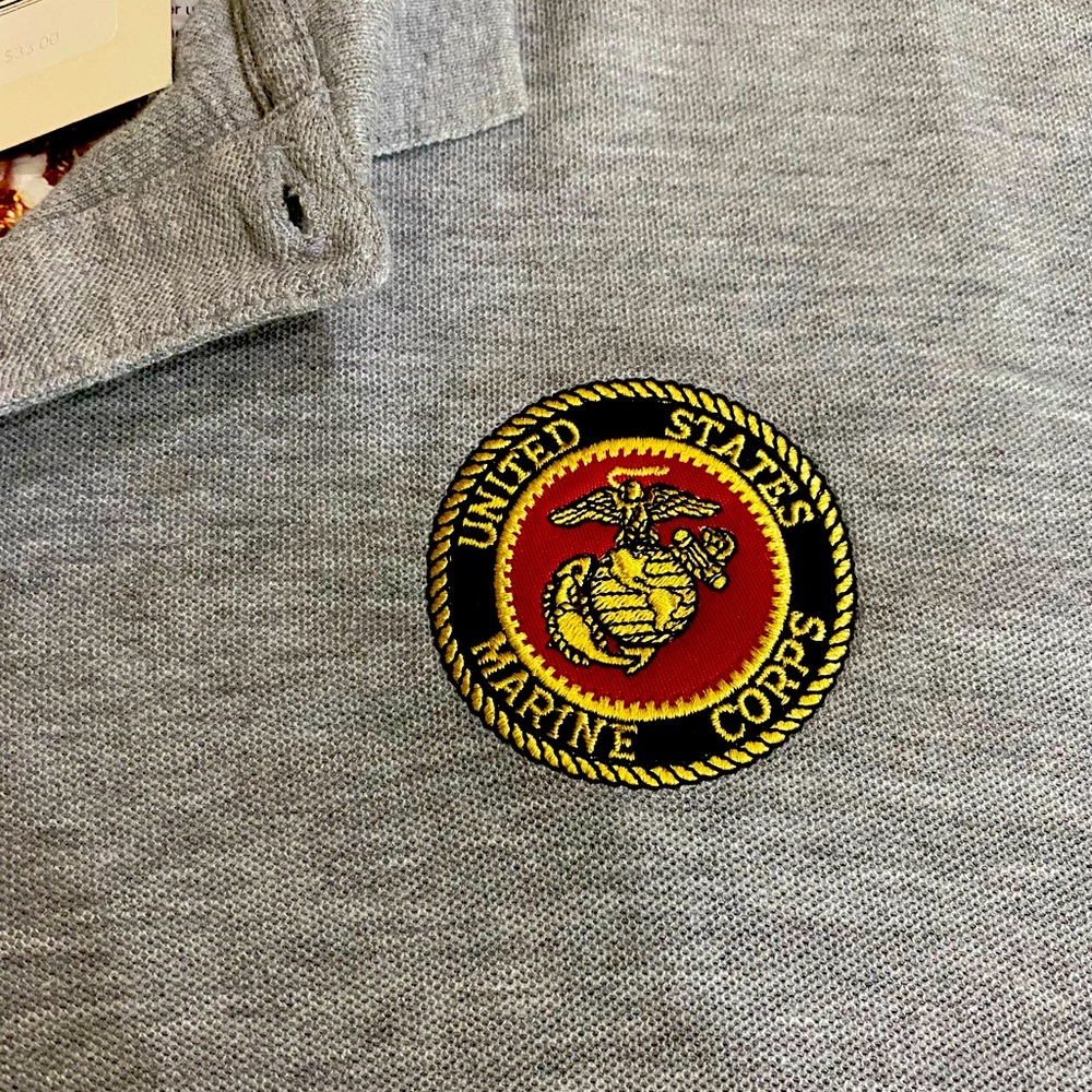 Devon & Jones Polo USMC Marines Large p3